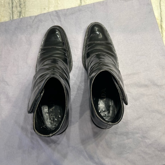 Vintage Prada ankle boots size 36.5 or Size 6 US - Picture 3 of 4